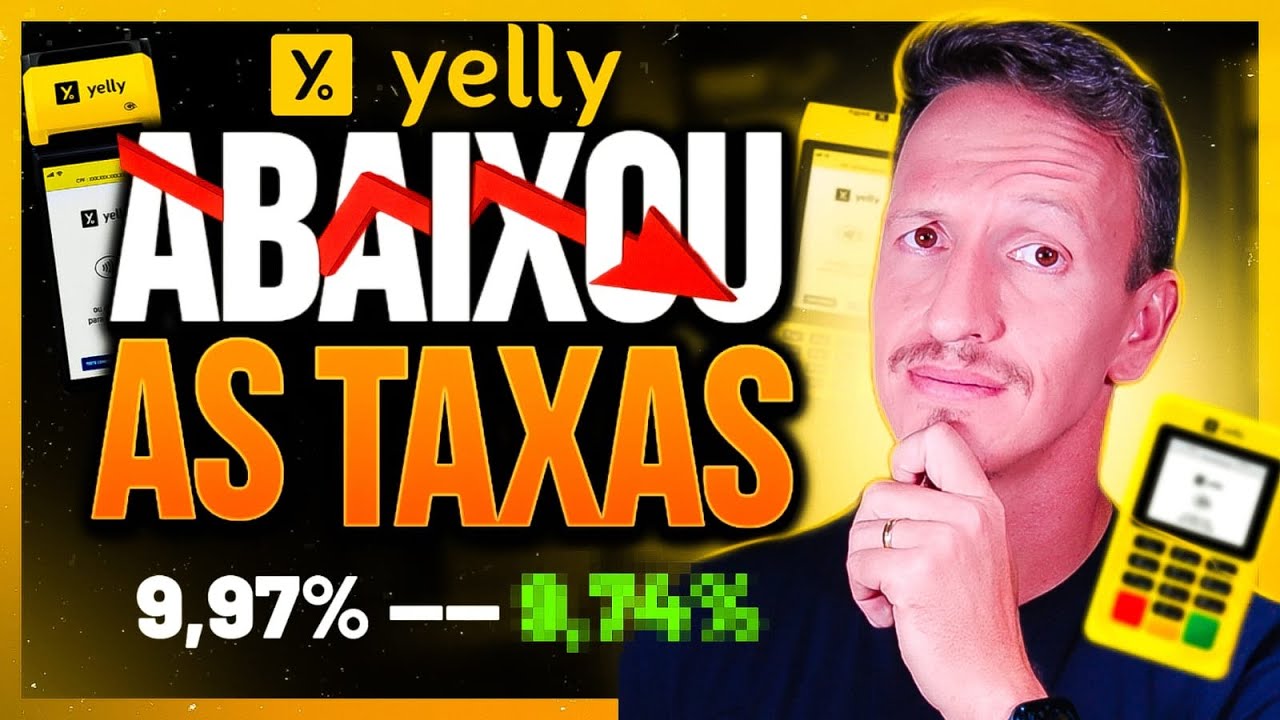 Yelly Faz REVOLUÇÃO NAS TAXAS - É a Máquina de Cartão com MENOR TAXA?