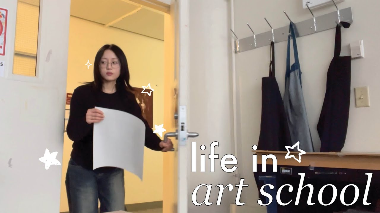 美大生の日常: finding balance with 5 studio classes