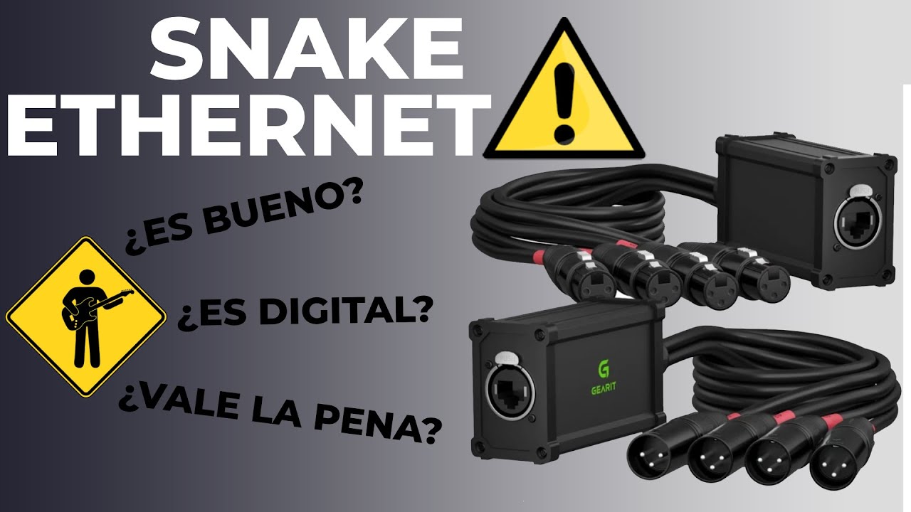 AUDIO con un Snake con Ethernet hasta 90m de Distancia - Excelente opción? Debes Saber esto...