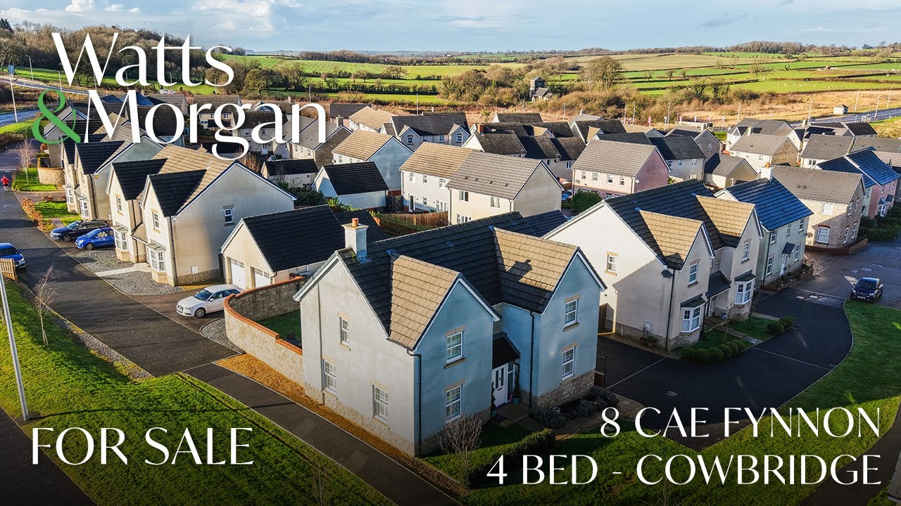 Walk-through property video tour of 8 Cae Fynnon - Cowbridge