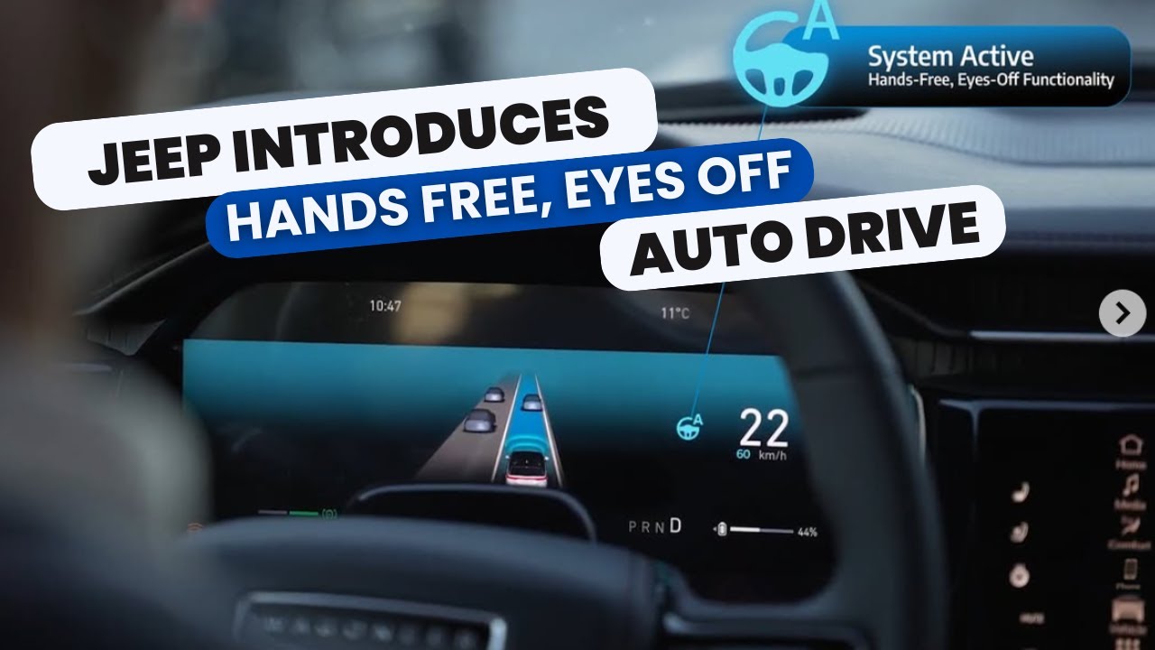 Jeep Shares Autonomous Driving System | STLA AutoDrive | Hands Free, Eyes Off