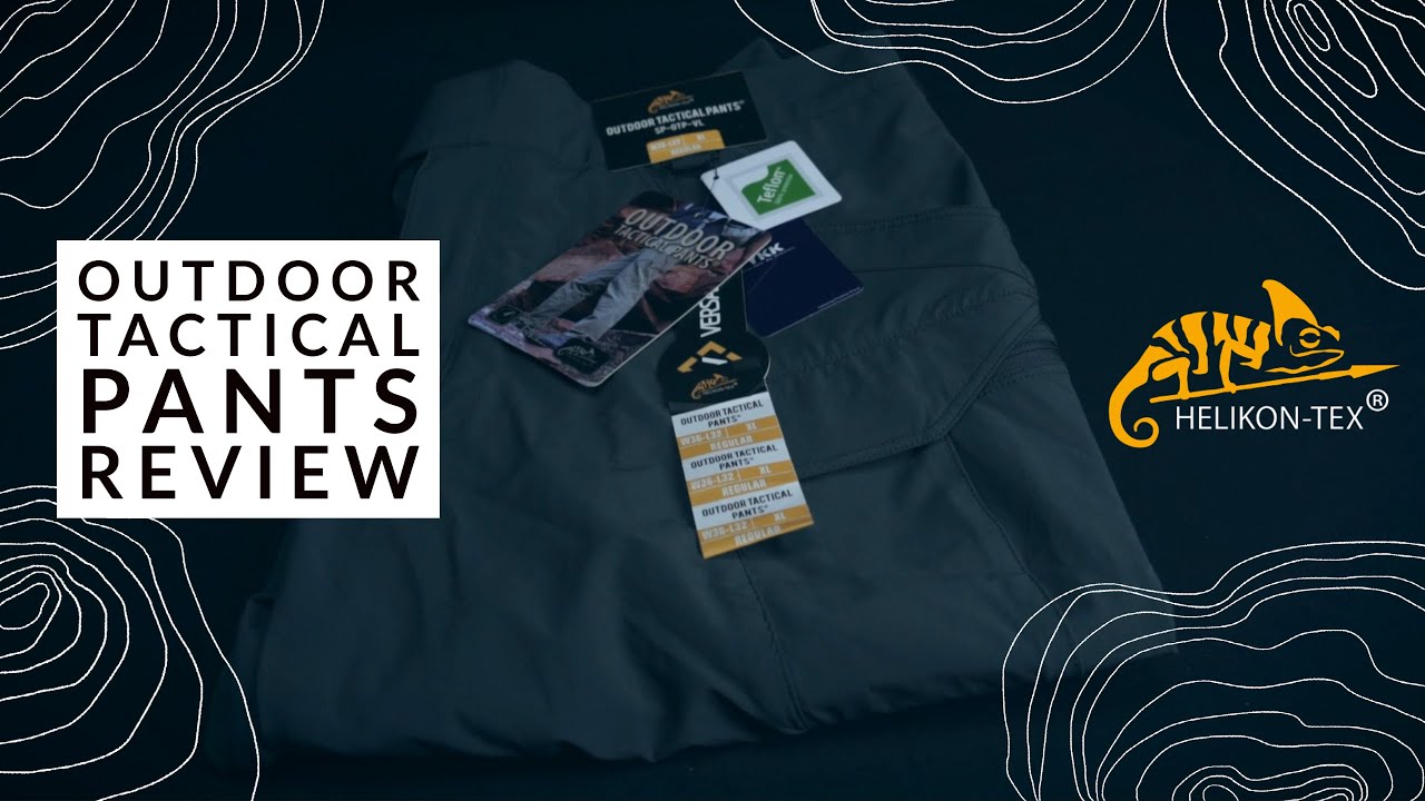 Outdoor Tactical Pants with Versastretch by Helikon Tex - Quick Review