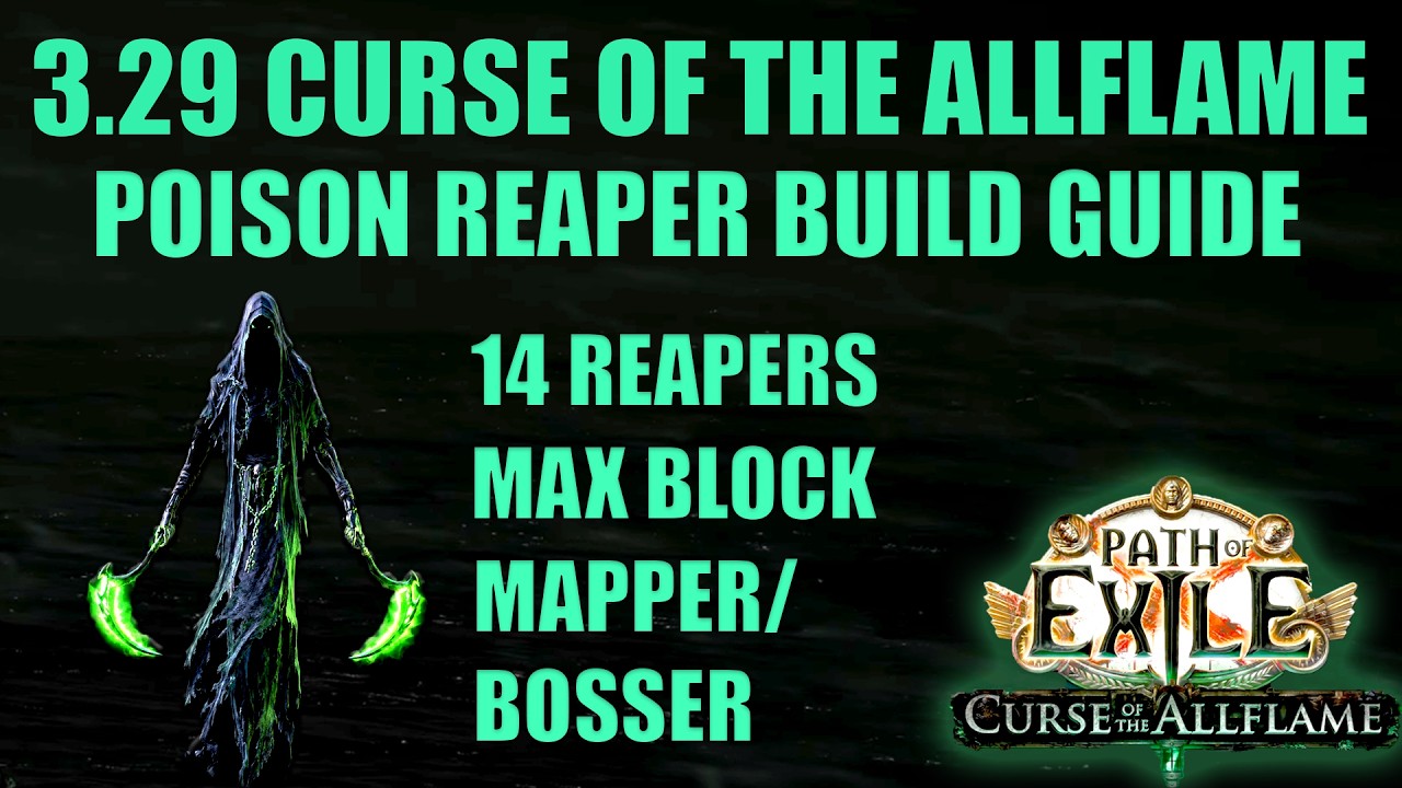 ❰Path of Exile 3.29 Curse of the Allflame❱ Гайд по билду через Poison Reaper of Revenants!
