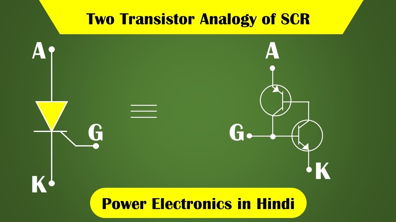 Two Transistor Analogy of SCR | Silicon Controlled Rectifier | Power Electronics