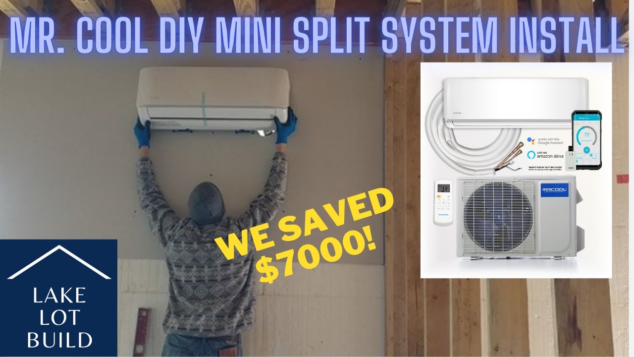MR. COOL DIY Mini Split HVAC System Install in ICF home. No technician needed! No charging!