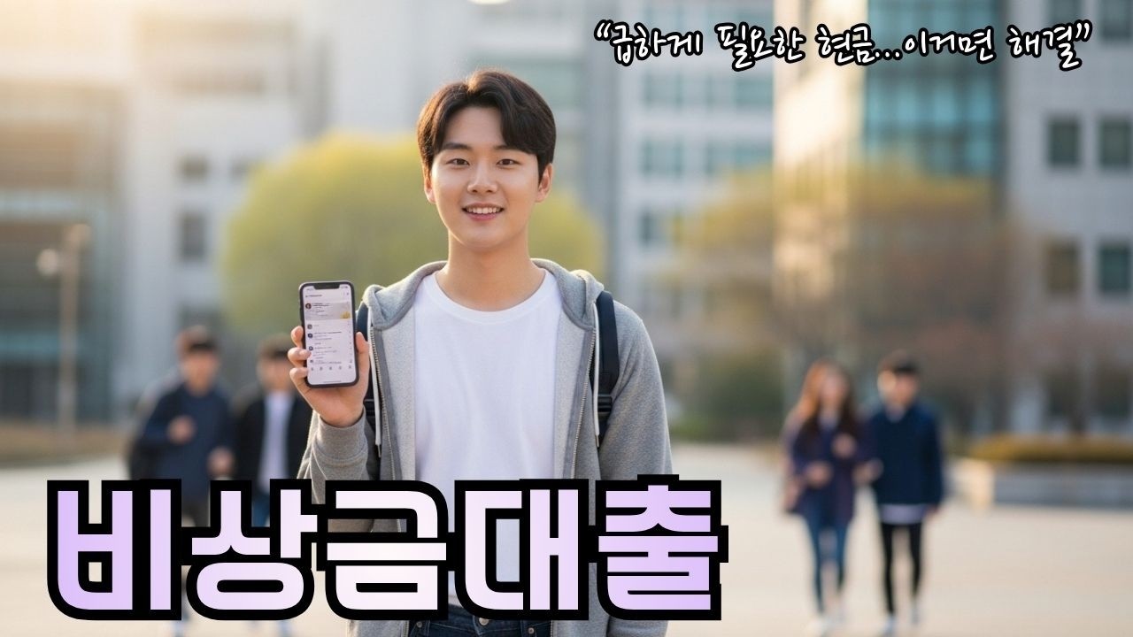 비상금대출 급전 필요할때 10분안에 현금마련하는 방법