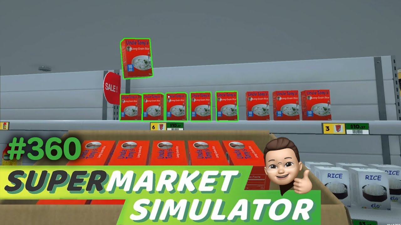 Regale voll - Alles drin! 🛒 Supermarket Simulator #360
