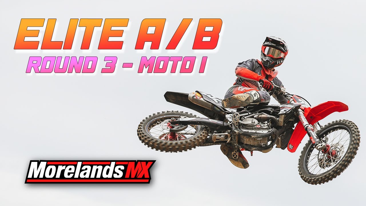 Trying To Charge Past | 2023 Morelands MX Series | Elite A/B | Round 3 Moto 1
