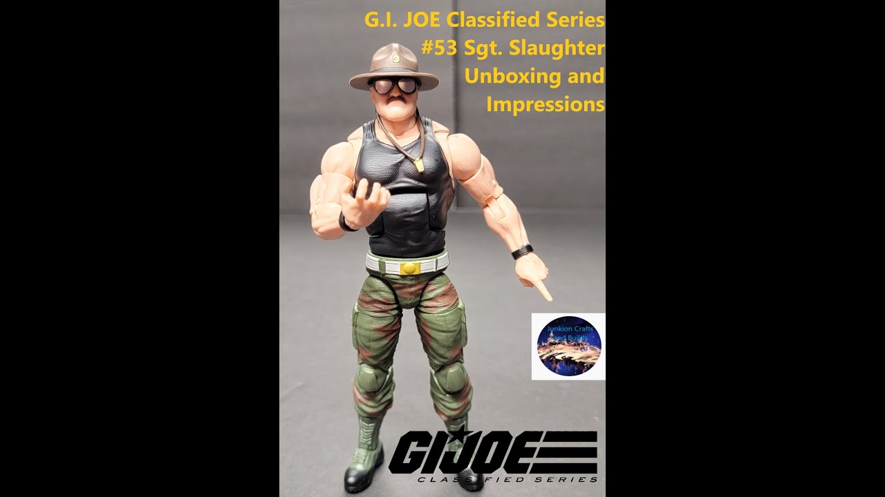 G.I. Joe Classified  #53 Sgt. Slaughter impressions