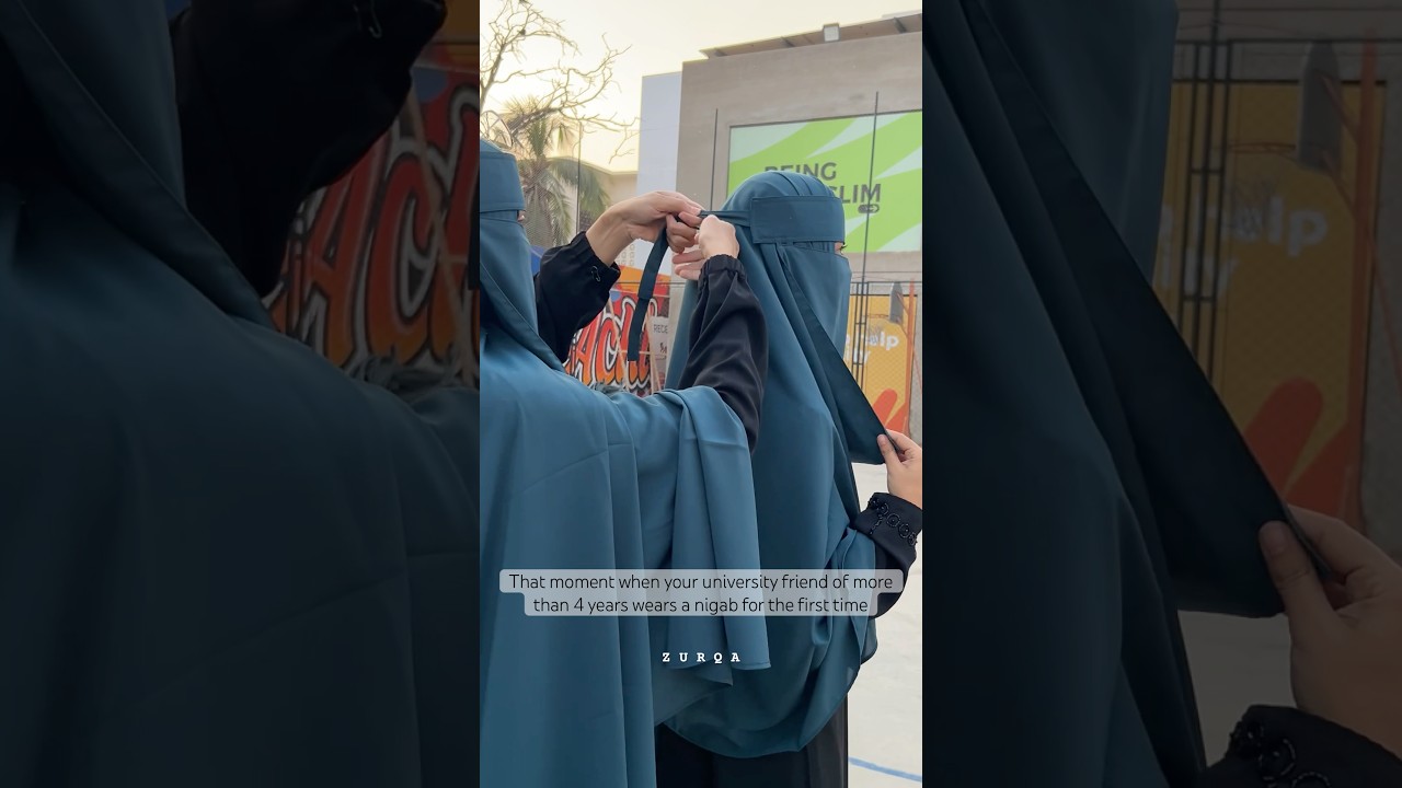 LARGE HIJAB WITH SAUDI NIQAB