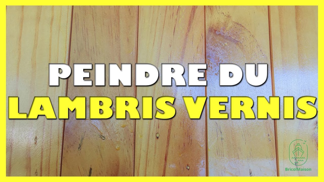 Comment peindre du lambris vernis