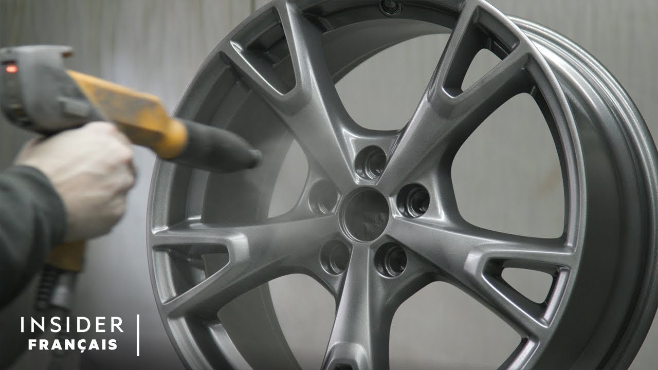 Comment les professionnels peignent les jantes de roues avec de la poudre
