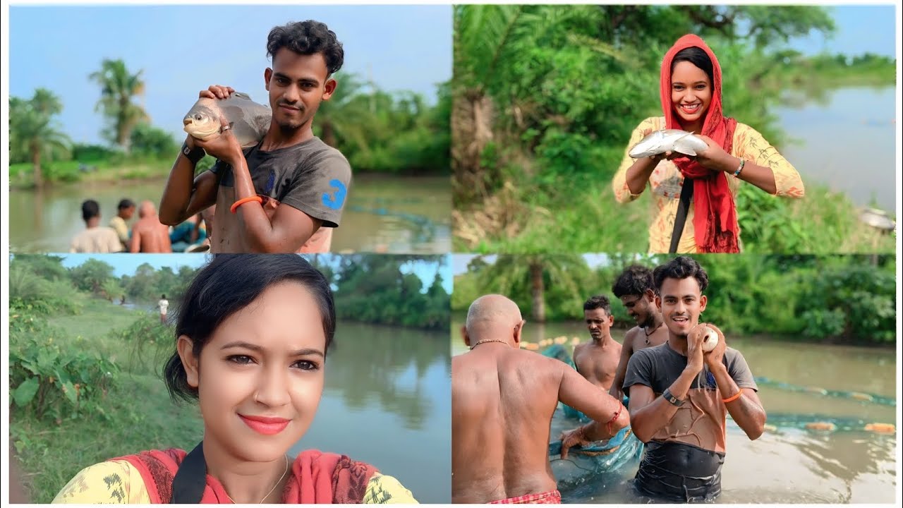 আজ আমাদের ঝিলে তে  মাছ ধরা হলো 😌 #volgvideo  #volgs #volg  