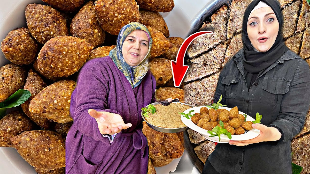 كبة مقلية بانواعها عطريقة حماتي اخيرآ 😍 راضوني بعد المقلب 🙈