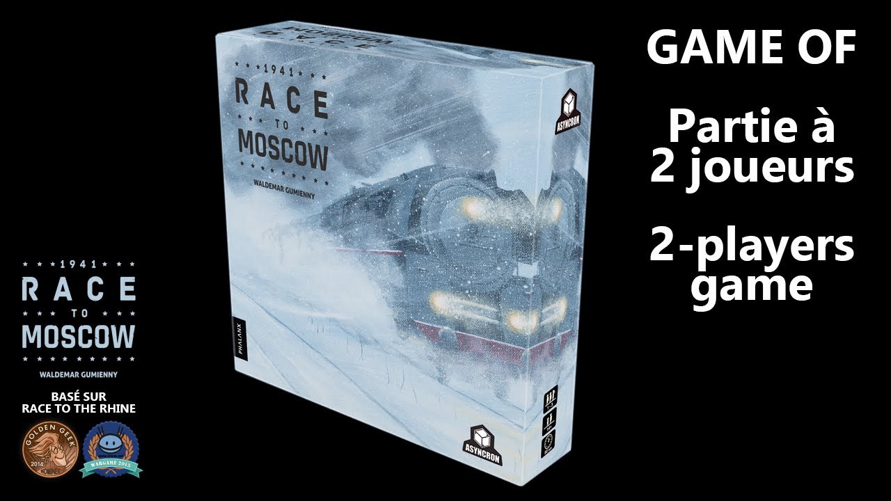 1941 Race to Moscow : partie commentée à 2 joueurs.