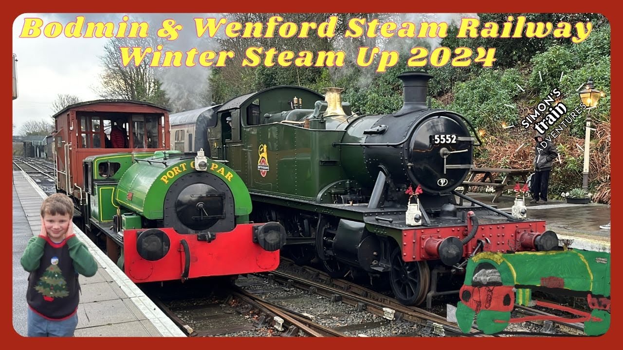 Bodmin & Wenford Steam Railway - Winter Steam Up 2024