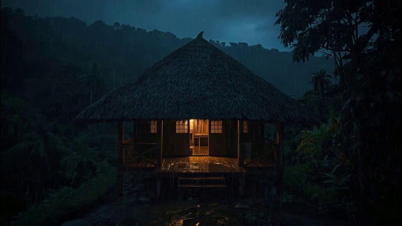 Rain Sounds for Sleep 🌙 Fall Asleep Fast with Calm Night Rain
