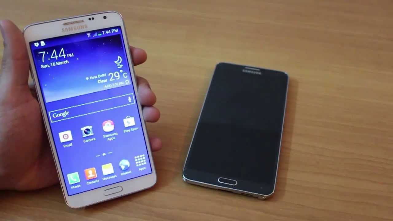 Galaxy Note 3 Neo vs Note 3 - HD Video