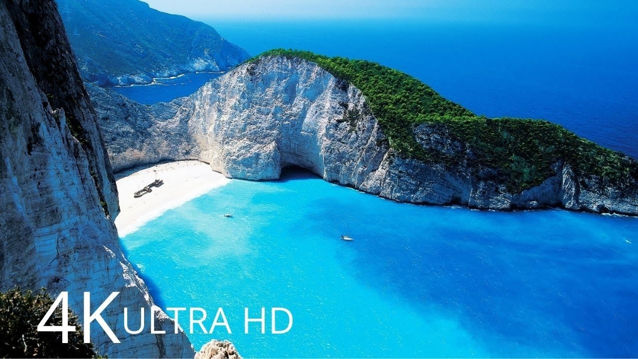 GREECE 4K - Scenic Relaxation Film With Calming Music 4K Ultra HD