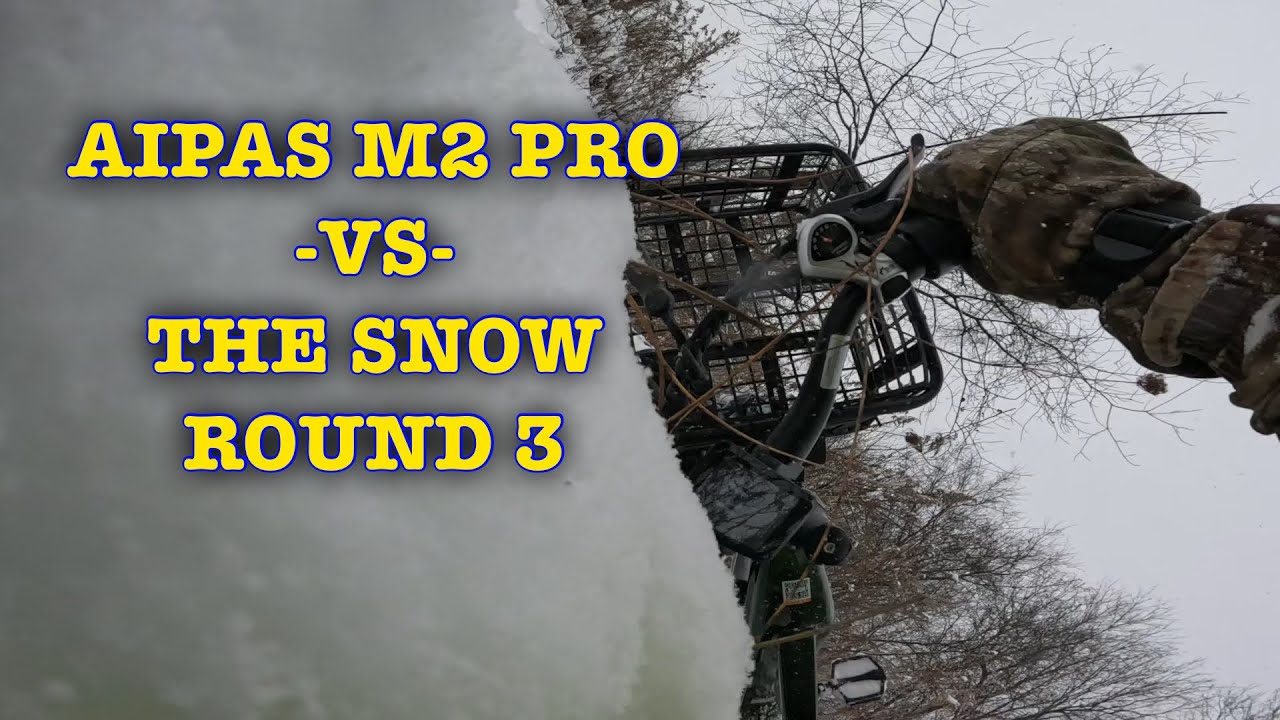 AIPAS M2 PRO -VS- THE SNOW. ROUND 3 #aipas #ebikereview