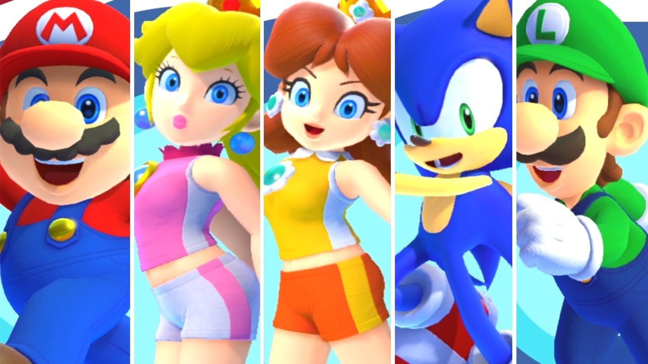 Mario & Sonic at the Olympic Games Tokyo 2020 - Dream Racing (All Characters)