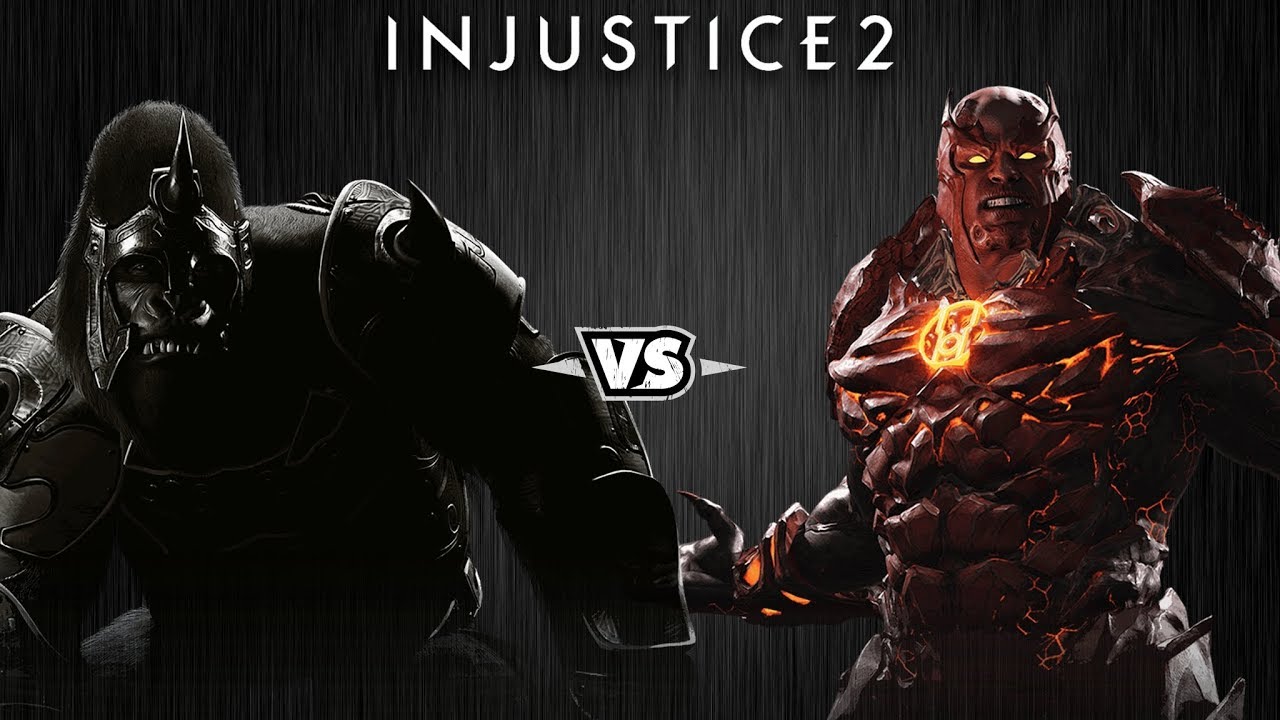 Injustice 2 - Горилла Гродд против Атроцитуса - Intros & Clashes (rus)