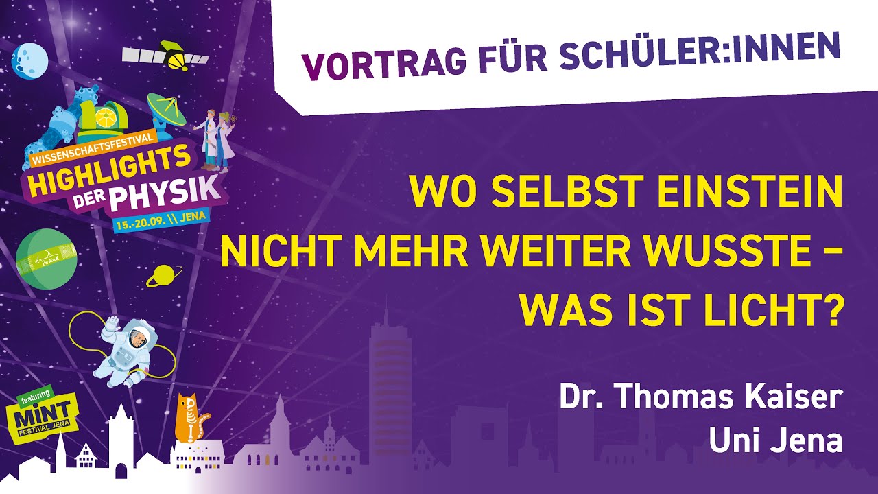 Wo selbst Einstein nicht mehr weiter wusste - Was ist Licht?