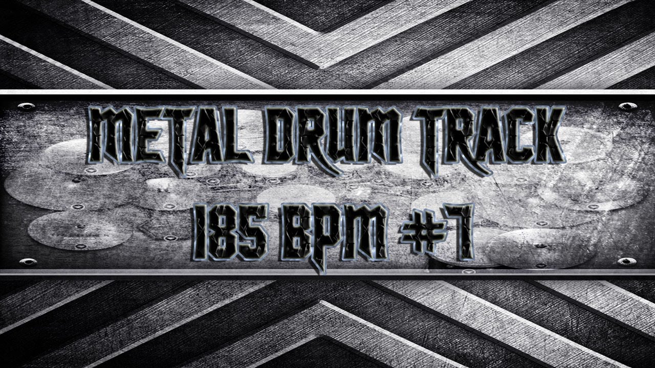 Power Metal Drum Track 185 BPM (HQ,HD)