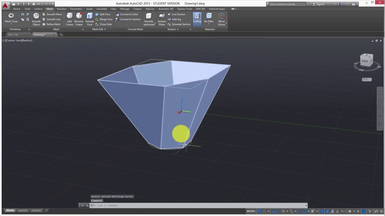Autocad Temel Yüzey Oluşturma Komutları