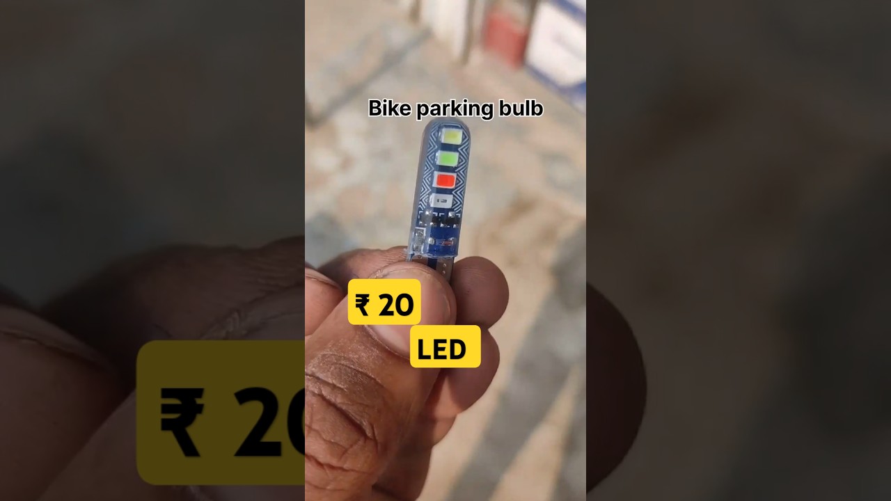 led bulb parking bike 💥😱 ₹20bike modified #shorts ₹short #shortsfeed #trending #viralshort
