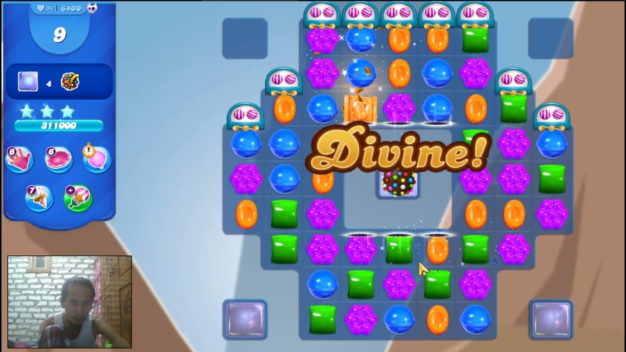 Candy Crush Saga Level 6400 - Sugar Stars, 24 Moves Completed