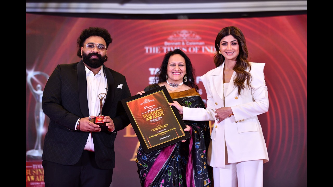 Honda BigWing Bhubaneswar North Wins Dealer of the Year | Times Business Awards 2026.