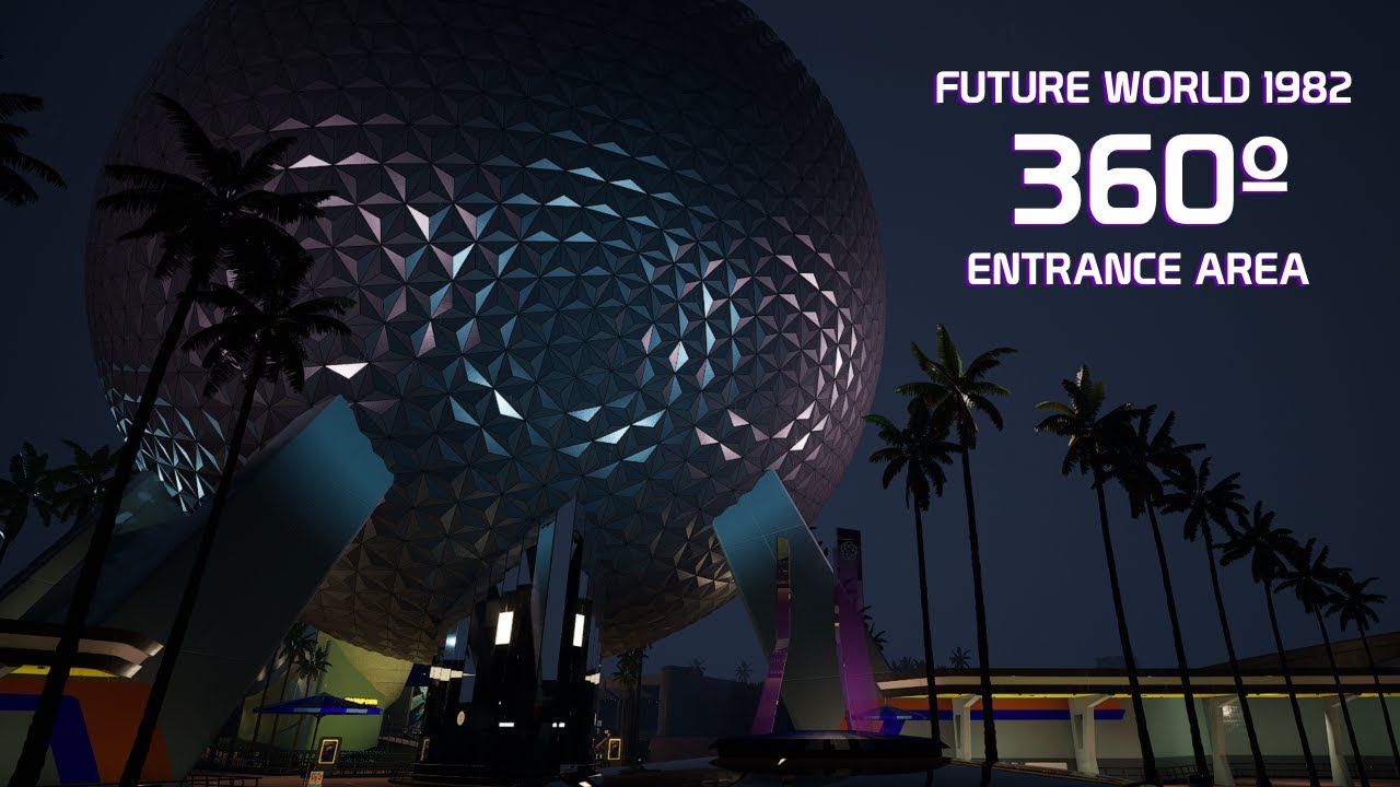 1. Rainy Evening Future World Entrance 1982 (360&ordm; 8k)