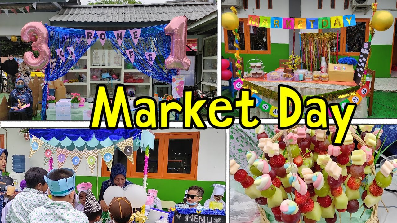 Aneka Dekorasi Stand dan Jualan Market Day SD Fajar Islami || Best Decor Market Day Ideas for School