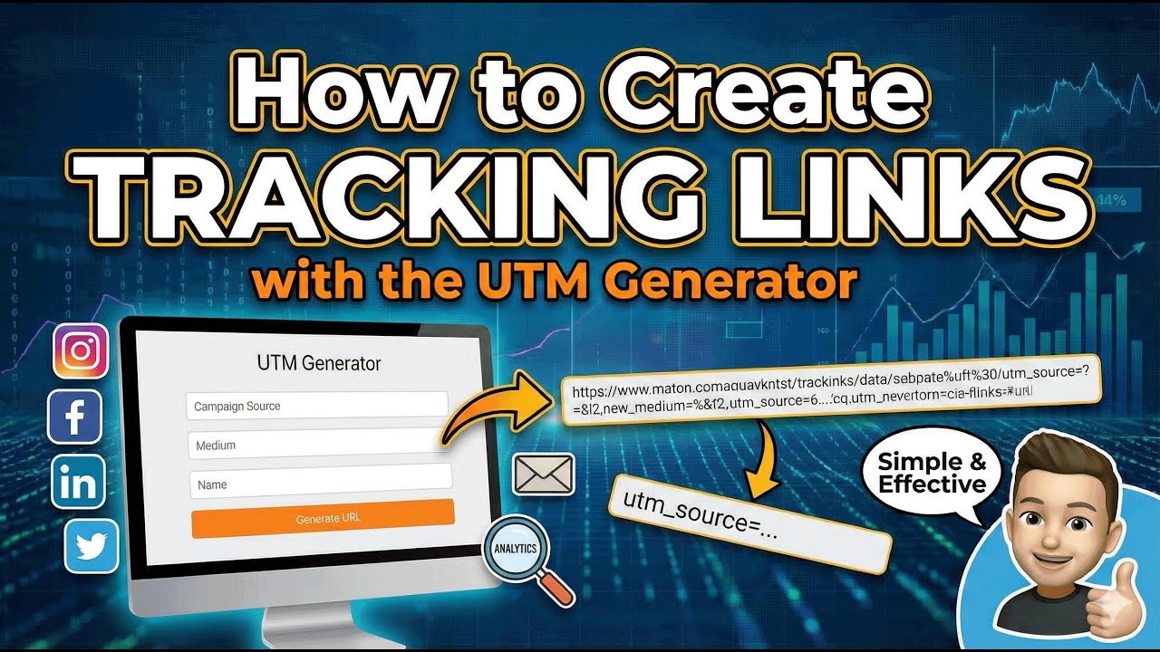 How to created UTM Tracking Links with the UTM Generator