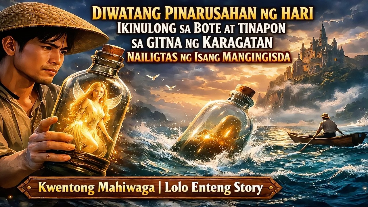 DIWATANG PINARUSAHAN NG HARI  IKINULONG SA BOTE AT TINAPON SA GITNA NG KARAGATAN | Hiwaga Story