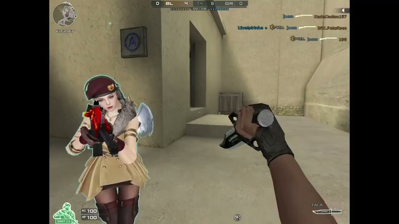Tentando me manter vivo completo CROOSFIRE AL
