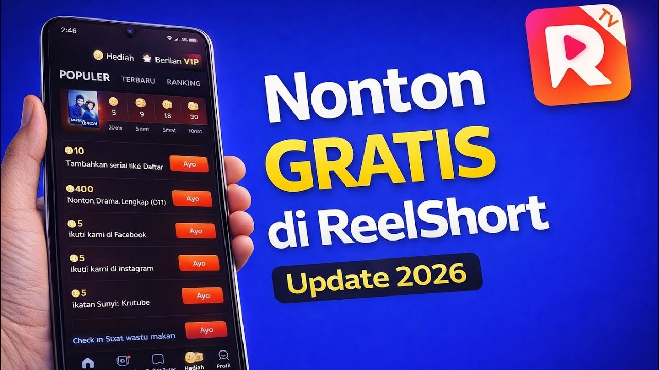 Cara Nonton Gratis di ReelShort 2026 (Tanpa Bayar!)