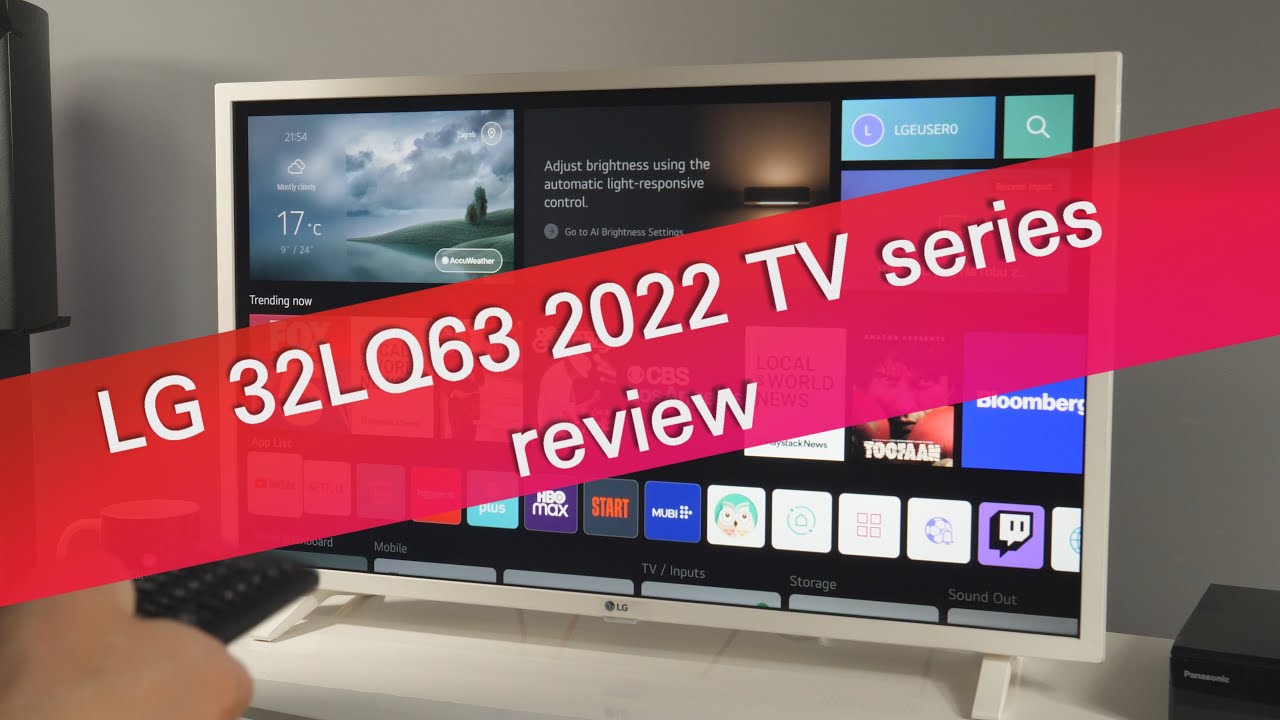 LG 32LQ63 series 2022 Full HD TV with webOS review - a great entry level TV