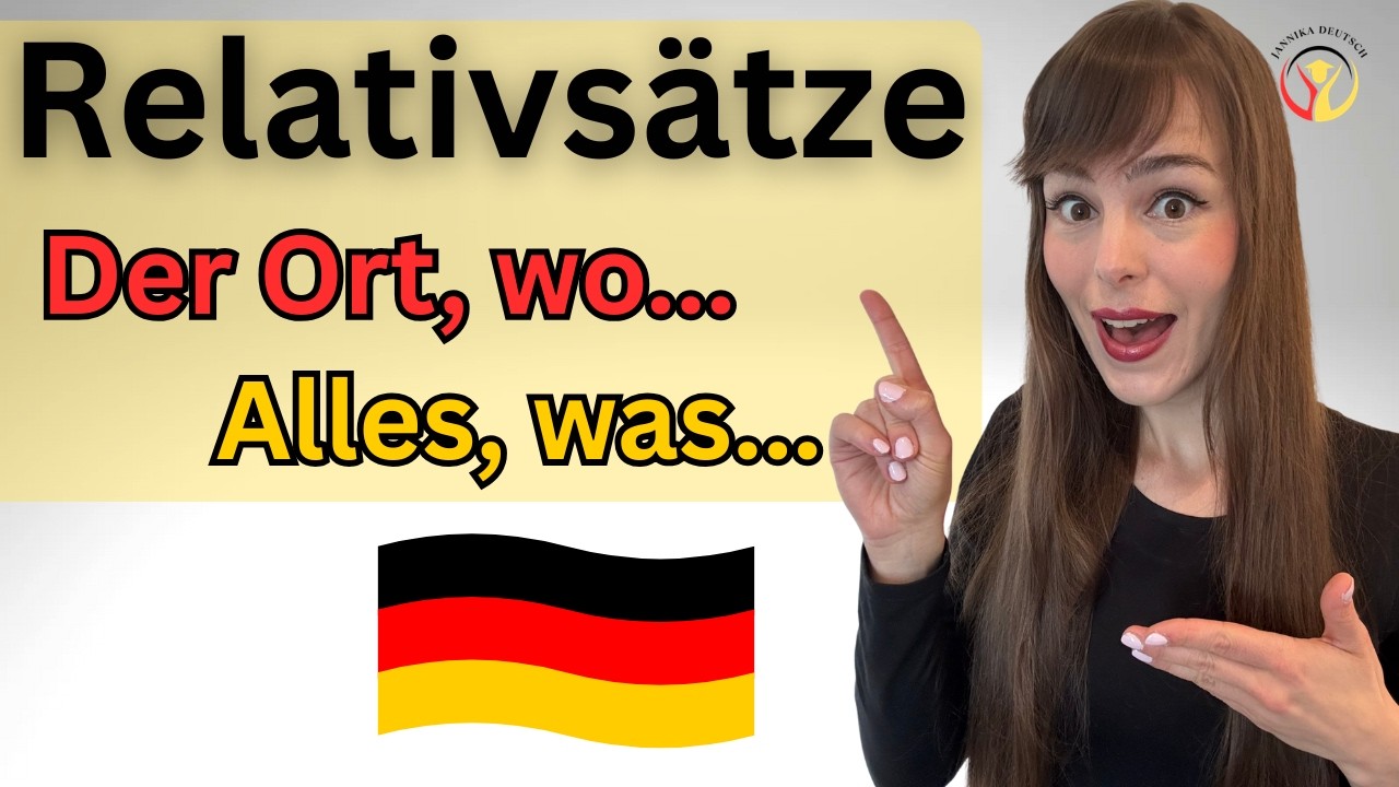 So klingen deine Relativsätze sofort natürlicher✅ Deutsch lernen (A2/B1/B2)