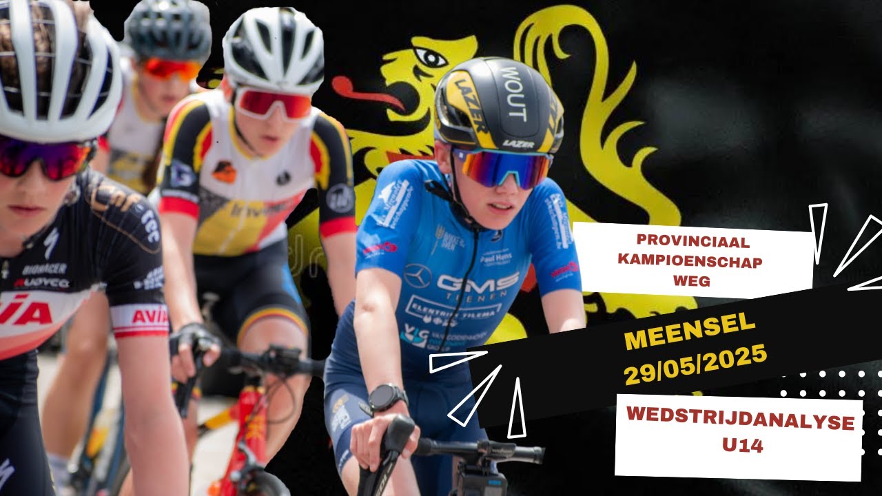 Provinciaal kampioenschap weg U14 aspirant 29 mei 2025