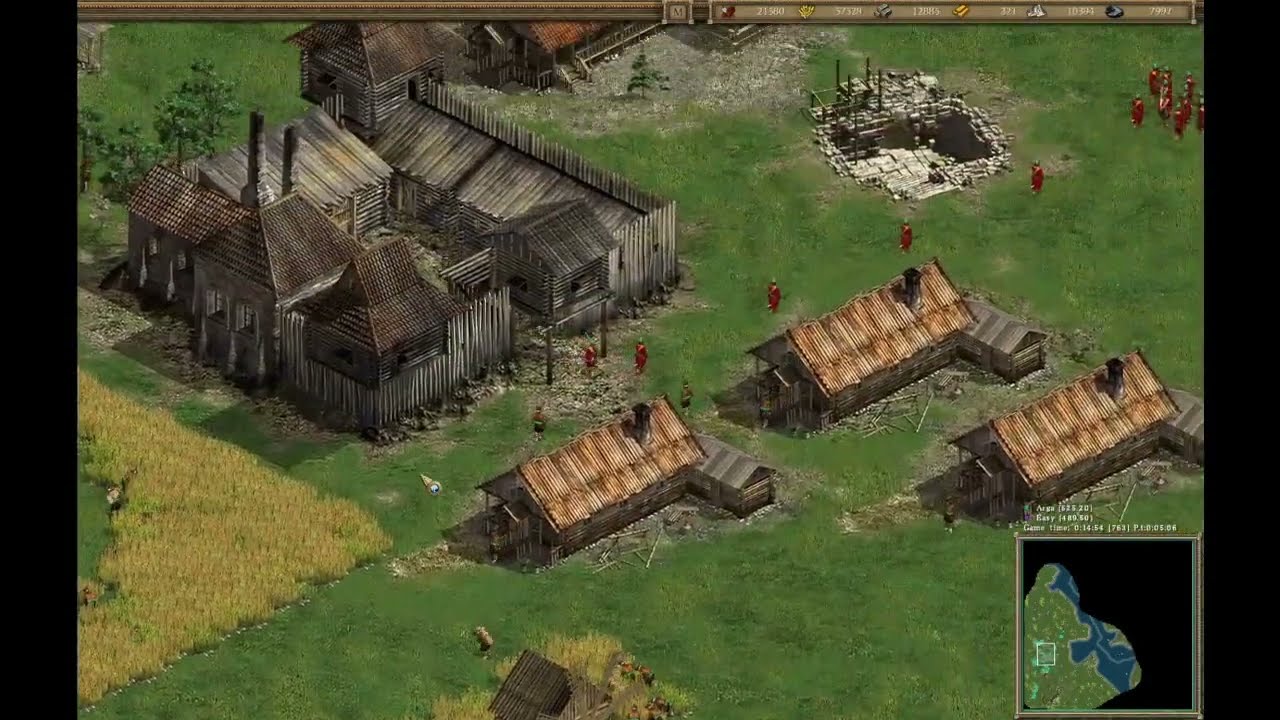 American Conquest (No-Comment, Skirmish: Russia vs Haida, Map: Peninsulas)