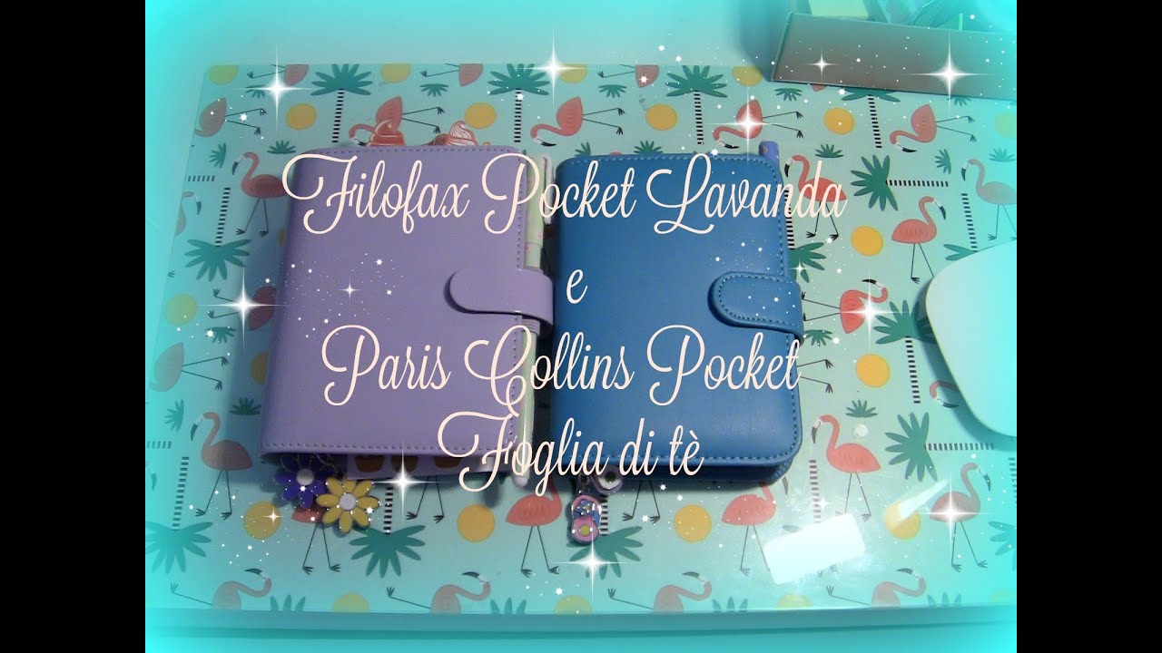 Pocket Filofax Lavanda e Pocket Paris Collins Foglia di Tè come le ho organizzate :)