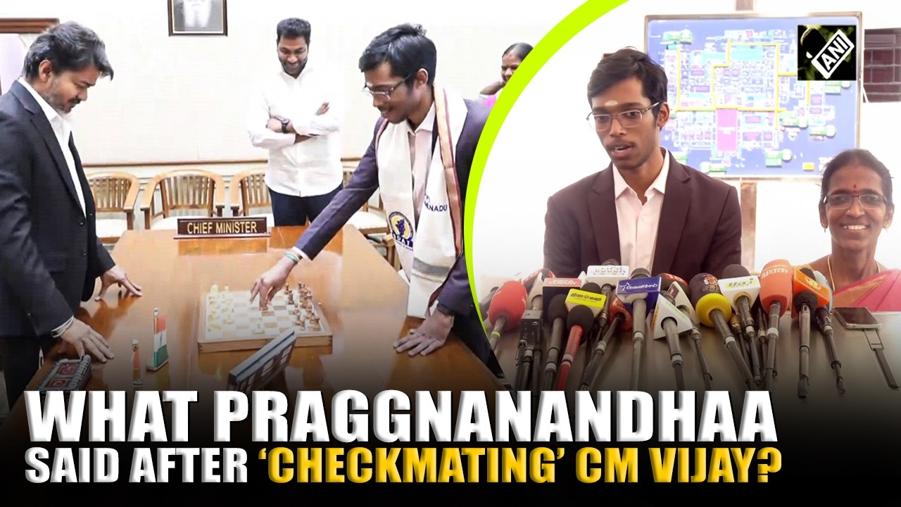 Must Watch! What Chess Grandmaster Praggnanandhaa said after &lsquo;Checkmating&rsquo; Tamil Nadu CM Vijay
