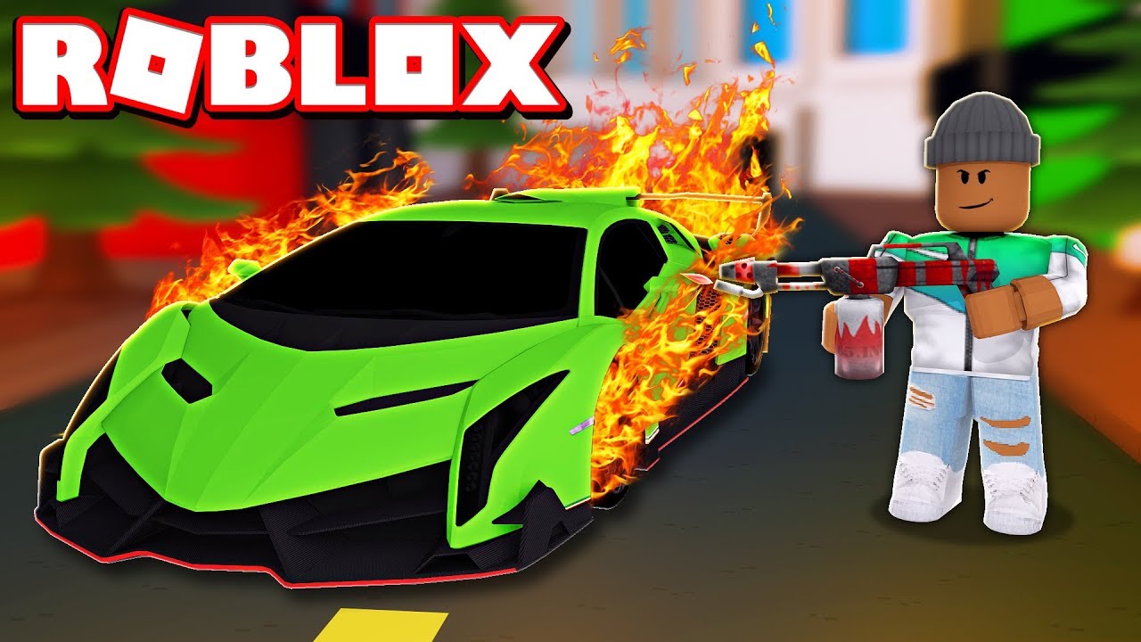 DESTROYING MY $1,000,000,000 LAMBORGHINI IN ROBLOX