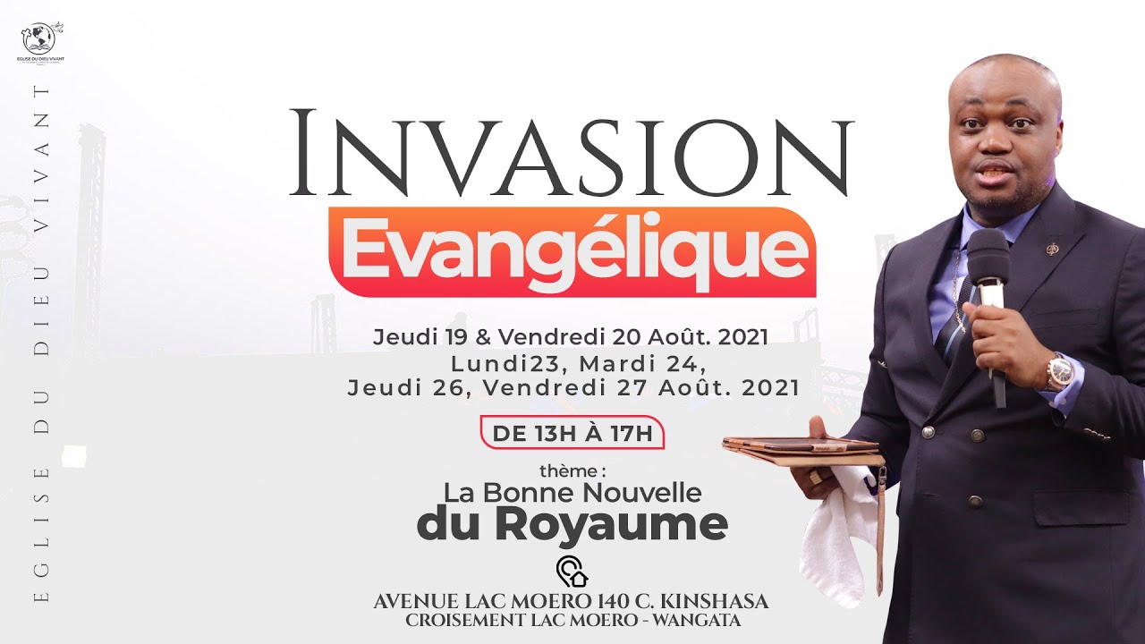 La bonne nouvelle du Royaume | Prophète Neema Sikatenda |Eglise du Dieu vivant|Invasion Evangélique