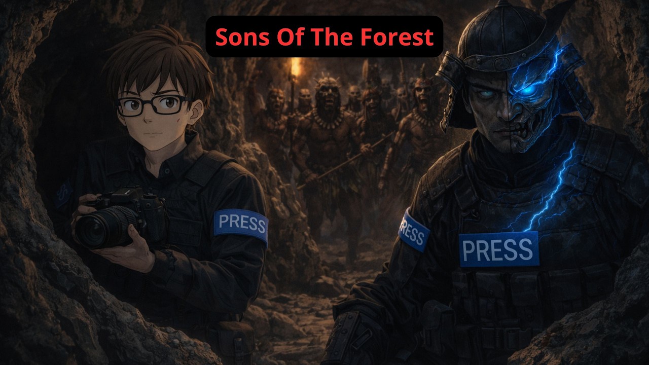 Exploring Caves With Iqu! // Sons Of The Forest