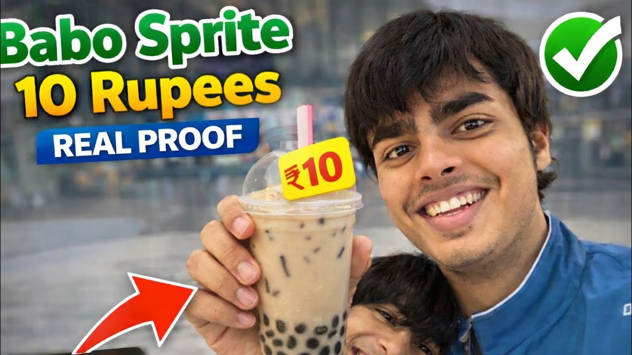 McDonald mein boba sprite sirf ₹10 main  unlimited drink 