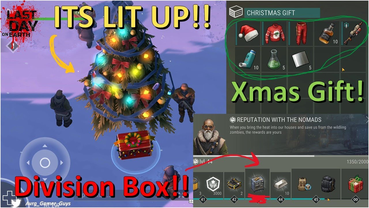Christmas Tree is Lit + Rewards! Division Box is Ours!! [Last Day on Earth: Survival]