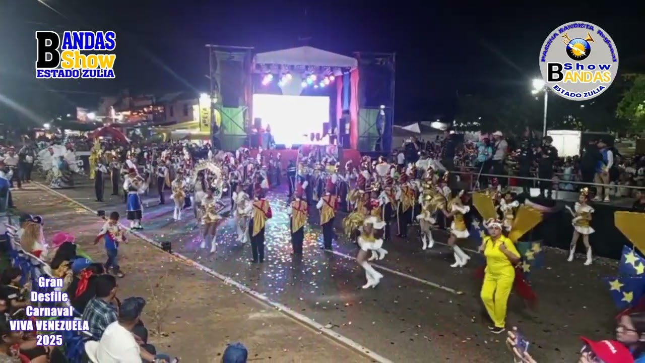 BANDA SHOW REGINA COELI - DESFILE DE CARNAVAL ´´VIVA VENEZUELA 2025´´